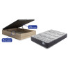 Conjunto canapé y colchón Visco Grafeno 150x190 Cambrian...