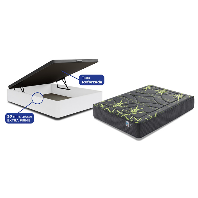 Conjunto canapé y colchón Visco SportEnergy...