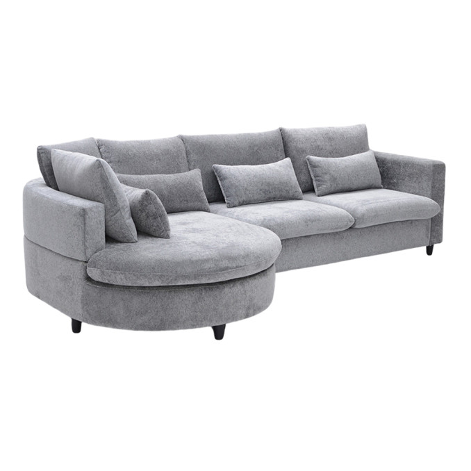 Sofá cama chaise longue izquierda Charlene 282 cm