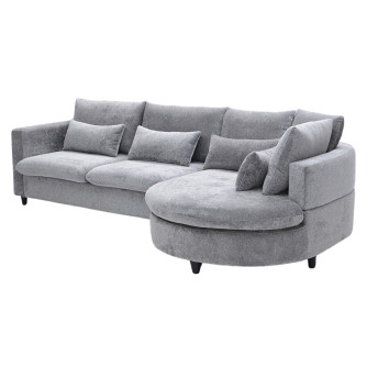 Sofá cama chaise longue derecha Charlene 282 cm