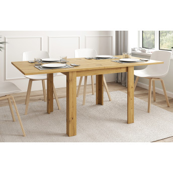 Mesa cuadrada extensible comedor Tempo artisan