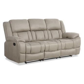 Sillón relax 3p Cooper 220 cm con respaldo reposabrazos portabebidas
