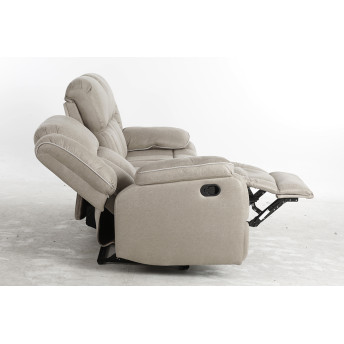 Sillón relax 3p Cooper 220 cm con respaldo reposabrazos portabebidas