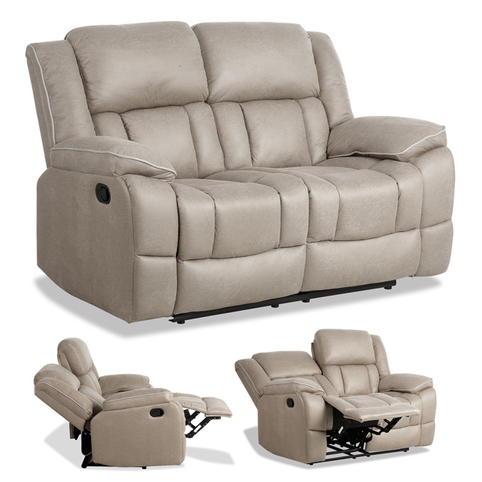 Sillón relax dos plazas Cooper 163 cm