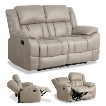 Sillón relax dos plazas Cooper 163 cm