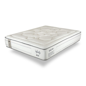 Colchón Visco elástica y muelles ensacados 150x190 Infinity Box 32cm altura