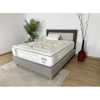 Colchón Visco elástica y muelles ensacados 150x190 Infinity Box 32cm altura