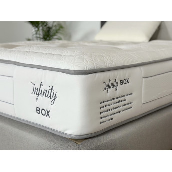 Colchón Visco elástica y muelles ensacados 135x190 Infinity Box 32cm altura