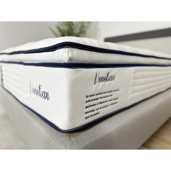 Colchón Visco elástica con muelles ensacados 150x190 Venetian 34cm altura