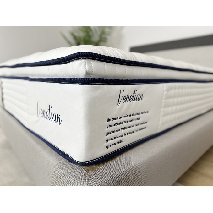 Colchón topper viscoelástica con muelles...