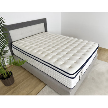 Colchón topper viscoelástica con muelles ensacados 135x190 Venetian 34cm altura