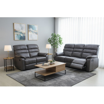 Sofá relax tres plazas manual Gallardo 200 cm