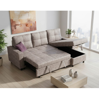 Sofá chaise longue cama Fan 222 cm.