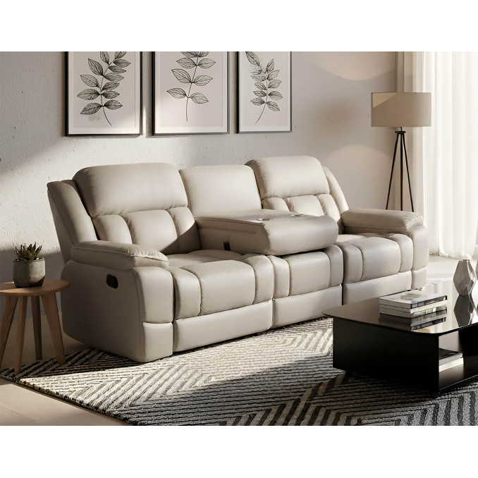 Sillón relax 3p Cooper 220 cm con respaldo...