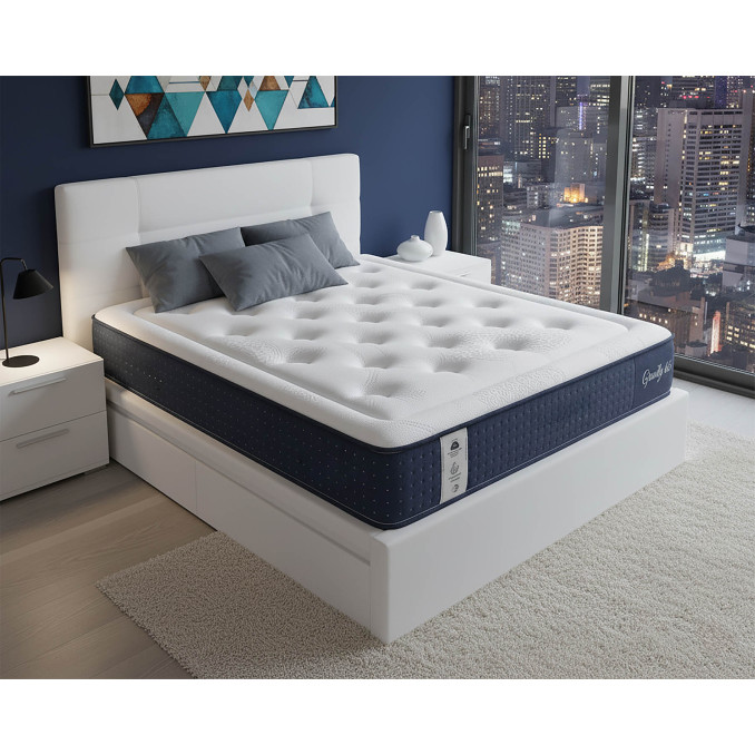 Colchón Visco elástica con Hidrogel 90x190...