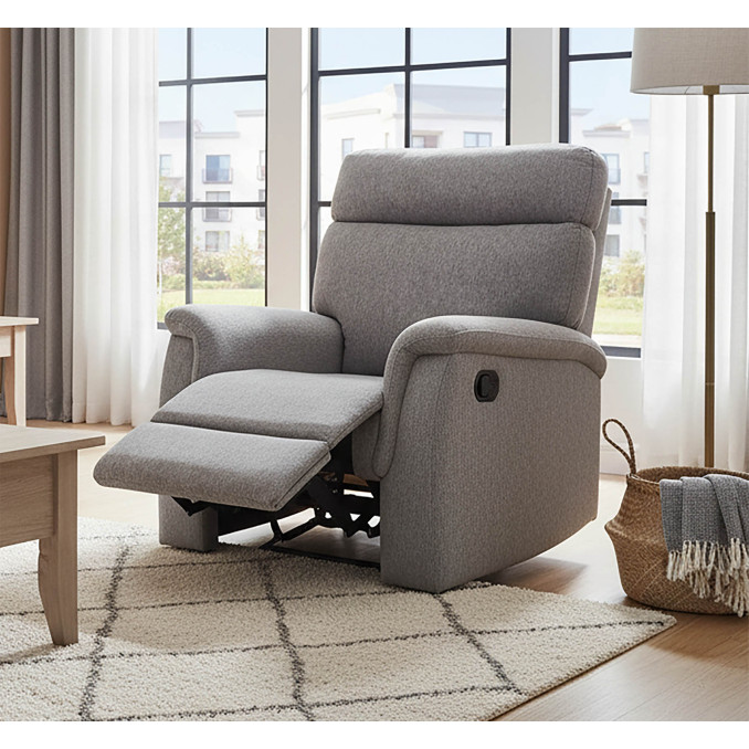 Sillón relax reclinable manual Texas color tierra