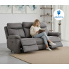 Sofá relax eléctrico 3 plazas 192 cm Afflec