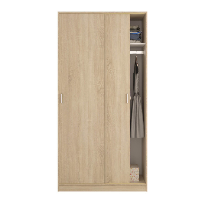 Armario dos puertas Flow correderas 100 cm...