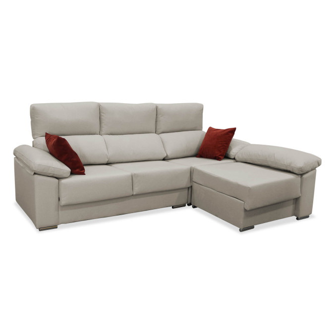 Sofá chaise longue reversible Pepe 250 cm