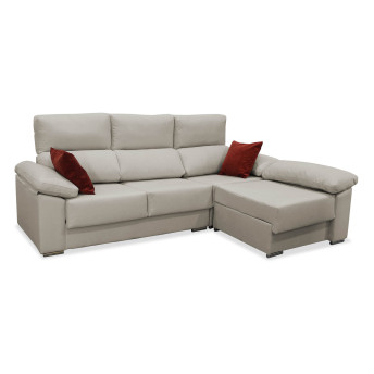 Sofá chaise longue reversible Pepe 250 cm