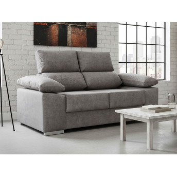 Sofá dos plazas Álvaro 160 cm reposacabezas reclinables