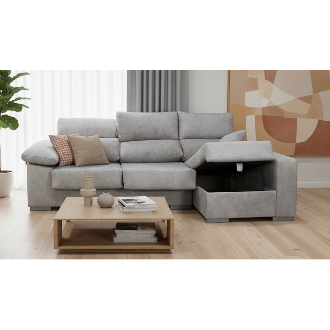 Sofá chaise longue derecha Jaime 263 cm