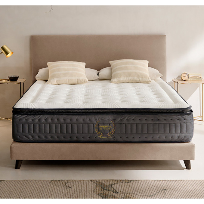 Colchón viscoelástica con muelle ensacado...