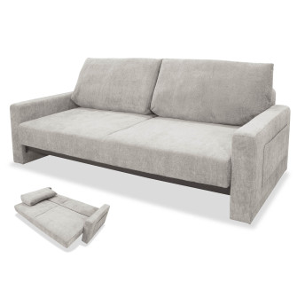 Sofá cama extra grande Wakale XL beige 230 cm.