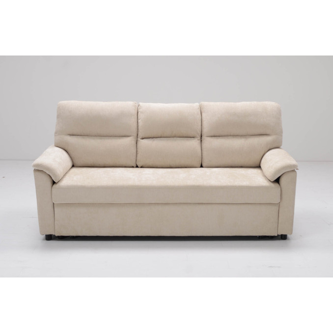 Sofá cama 3 plazas Fleming beige 200 cm