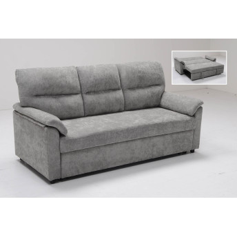 Sofá cama 3 plazas Fleming gris 200 cm