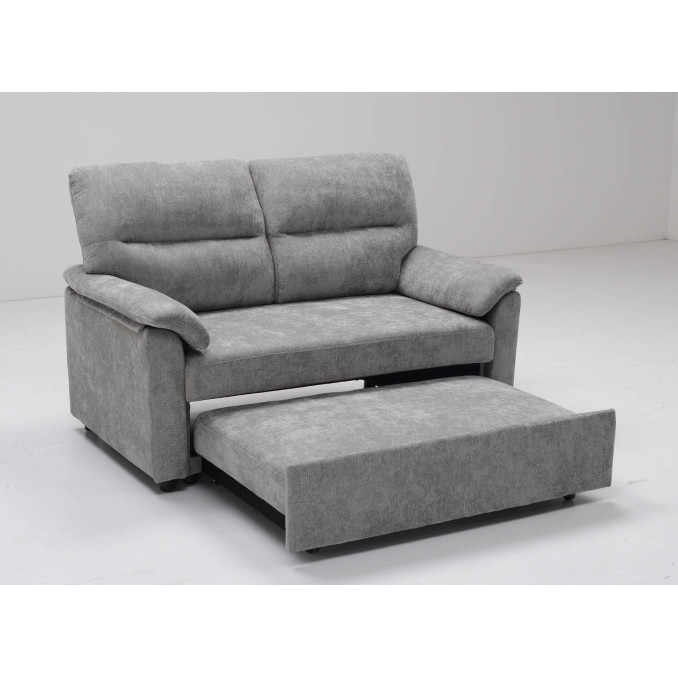 Sofá cama 2 plazas Fleming gris 140 cm