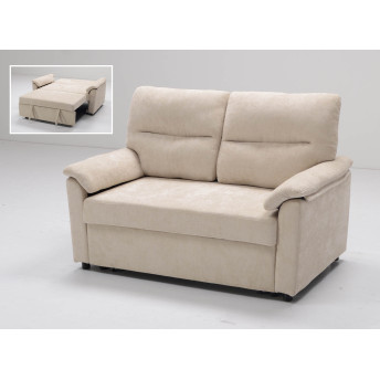 Sofá cama 2 plazas Fleming beige 140 cm