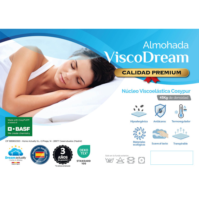 Almohada ViscoDream 90 cm
