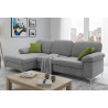 Sofá chaise longue izquierda Cyril 265 cm gris