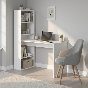 Mesa estudio con estantería 120 cm Proyect