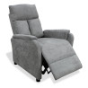 Sillón relax Cloe gris apertura de empuje