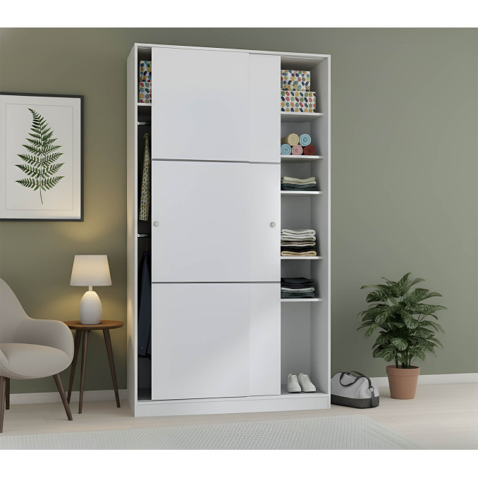 Armario dos puertas correderas 120 cm XL-GLIDE