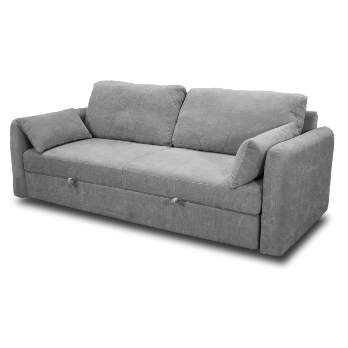 Maxi sofá cama tres plazas Brooklyn gris 210 cm