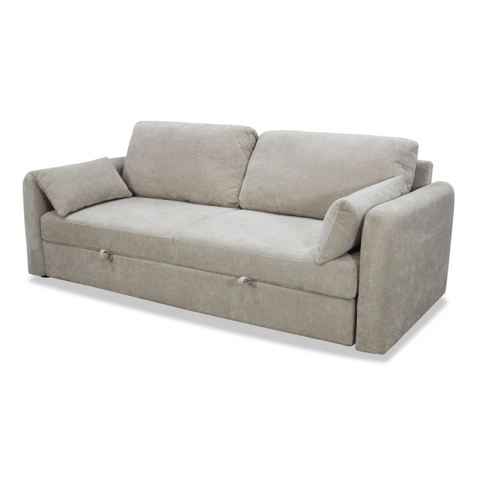 Maxi sofá cama tres plazas Brooklyn beige 210 cm