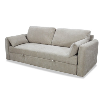 Maxi sofá cama tres plazas Brooklyn beige 210 cm