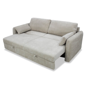 Maxi sofá cama tres plazas Brooklyn beige 210 cm