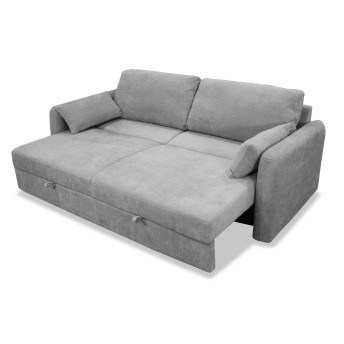 Maxi sofá cama tres plazas Brooklyn gris 210 cm