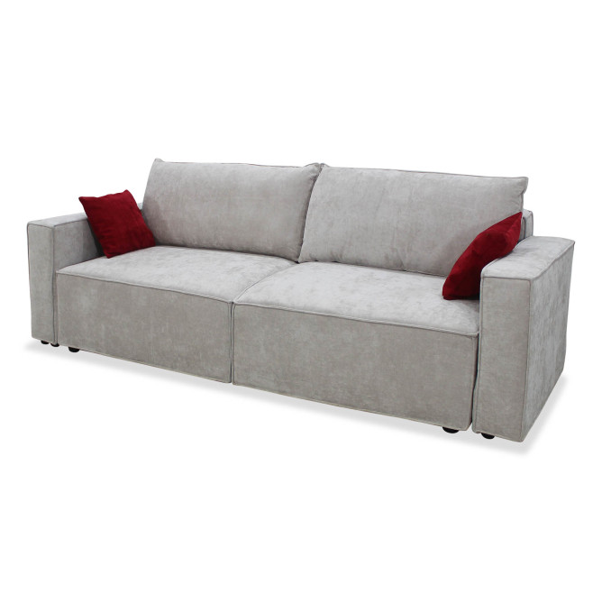 Maxi sofá cama tres plazas beige Beast 227 cm