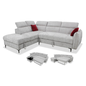 Sofá rinconera cama multifunción Guzzi lado izq 237 cm