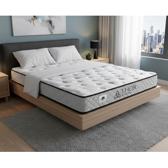 Pack canapé y colchón Thor 135x190 blanco