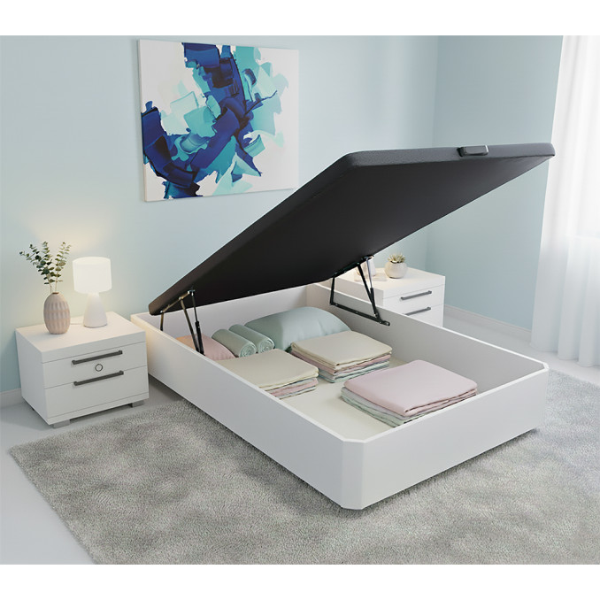 Pack canapé y colchón Thor 135x190 blanco