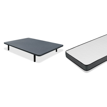 Conjunto colchón y base 150x190 con juego patas Gratis