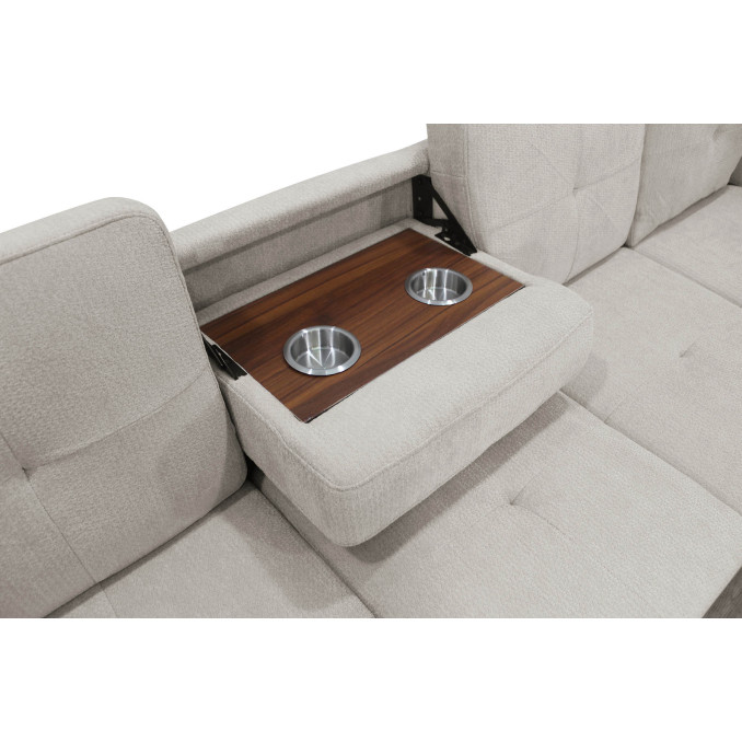 Sofá rinconera derecha chaiselongue Cornell 245 cm