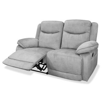 Sofá relax dos plazas Justin 155 cm