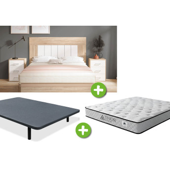 Pack Dormitorio 135x190 Aranjuez - Cabecero + 2 mesitas +...